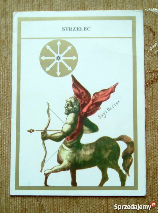 ZNAK ZODIAKU STRZELEC Z WIERSZEM LESZKA SZUMANA