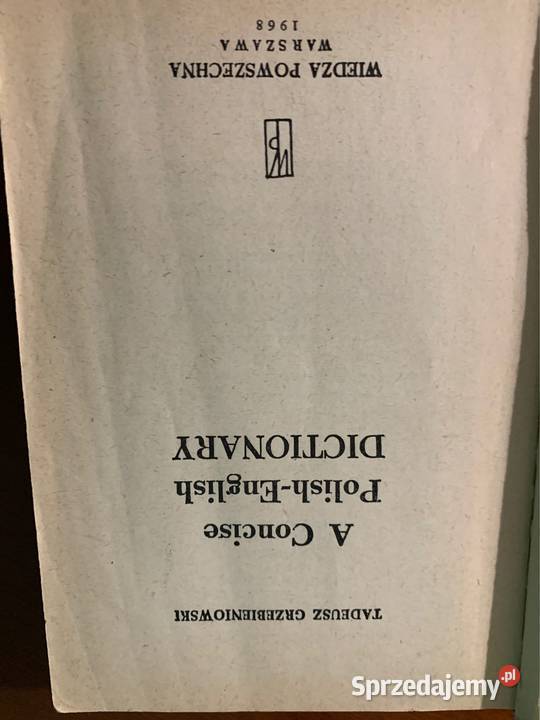 Mały słownik angielskopolski Grzebieniowski śląskie