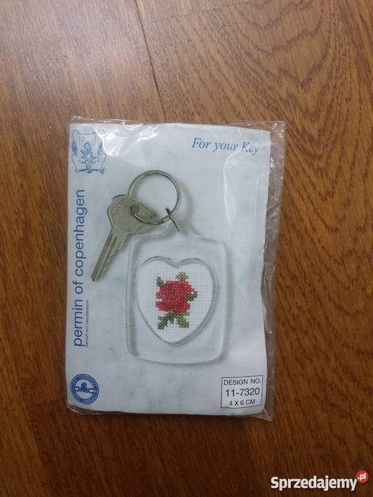 Nowy brelok do haftowania serce róża Warszawa sprzedam
