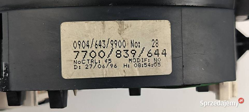 LICZNIK ZEGAR RENAULT MEGANE I 7700839644 kujawsko-pomorskie Lipno sprzedam