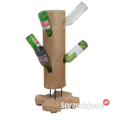 Stojak na 8 butelek wina 40x30x80 lite drewno mazowieckie Warszawa