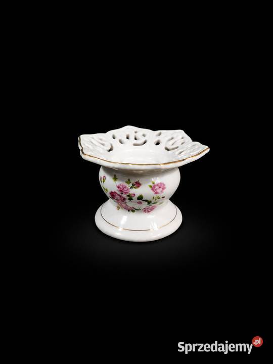 Porcelanowy Świecznik Vintage Na Tealighty Poddębice