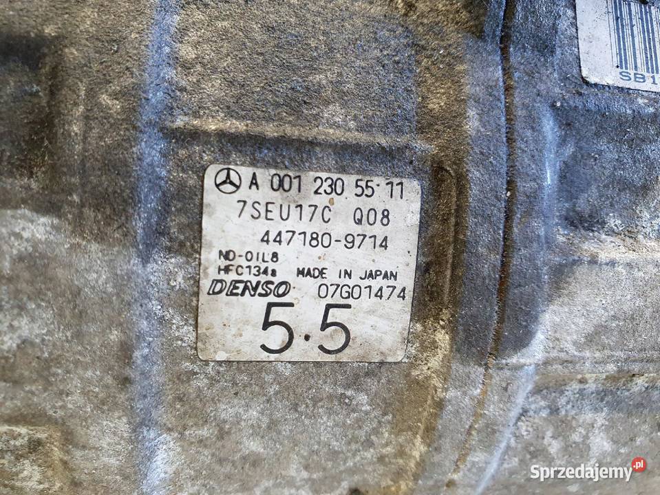 SPRĘŻARKA KLIMATYZACJI Mercedes W203 18 K pompa sprzedam