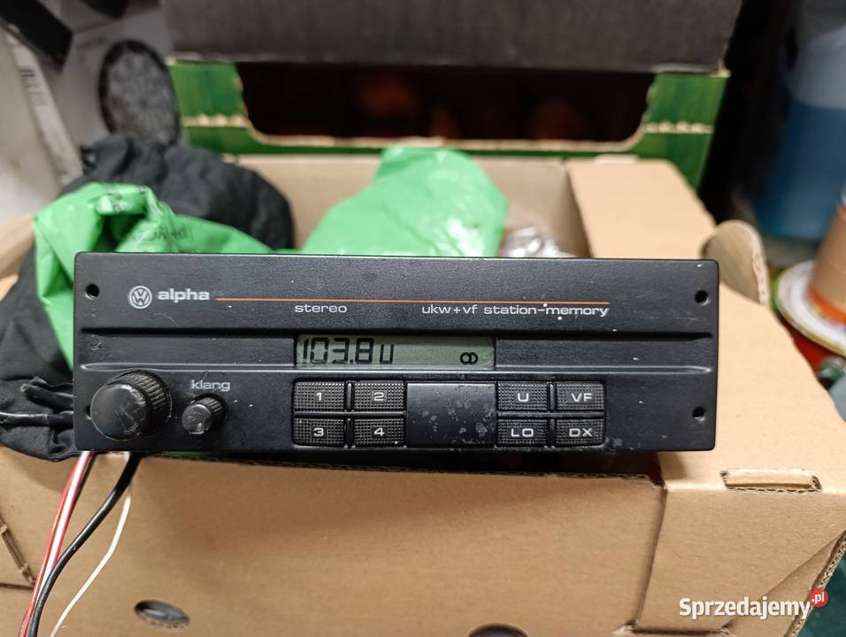Radio youngtimer VW Alpha golf II polo passat CB radia