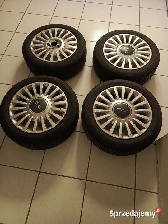 Fiat 500 alufelgi 15 śląskie sprzedam