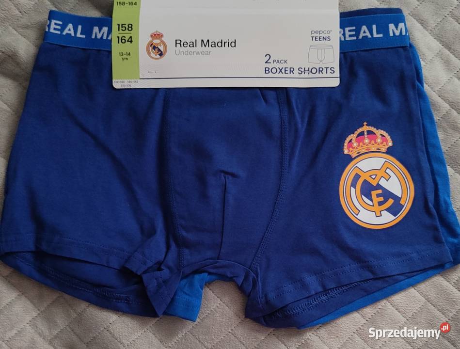 Real Madryt 2x Bokserki Chłopięce różne rozmiary Szczecin