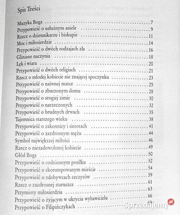 Muzyka Boga Przypowieści o życiu i wierze Rok wydania 2002 lubelskie sprzedam