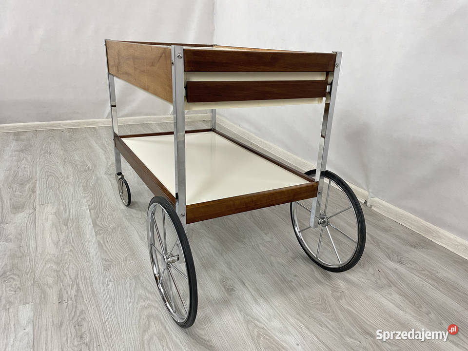 Stolik Barek Design Bauhaus Chrom Art Deco 1960 Łódź