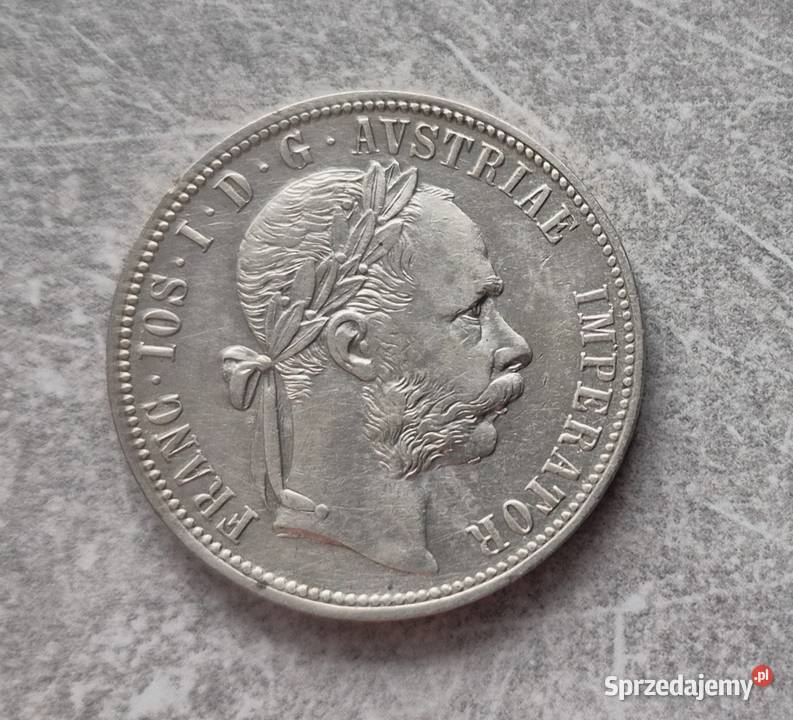 55 AUSTRIA srebro 1 Floren 1889 r Numizmatyka Wola Kruszyńska sprzedam