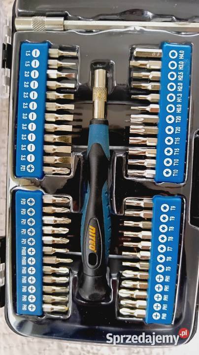 Zestaw 50 bitów z wkrętakiem lubelskie Lublin