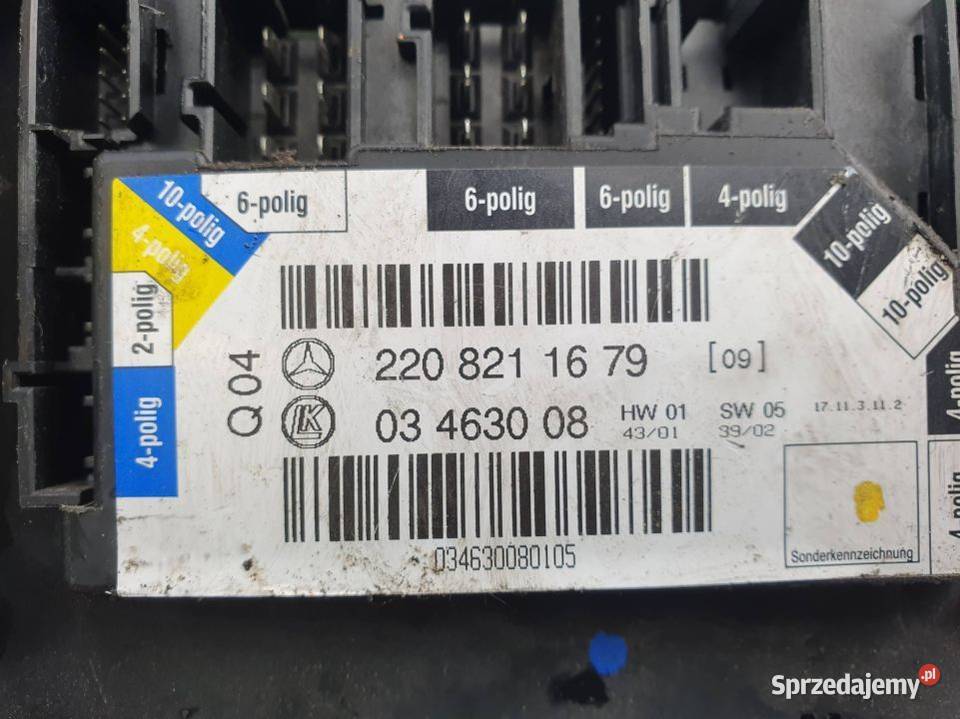 PRZYCISK MERCEDES W220 A2208211679 Lipno