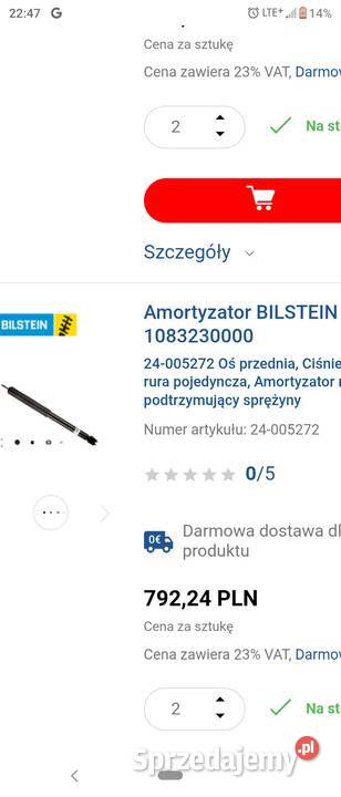 Mercedes w108 w109 w110 w111 amortyzatory osobowe Ożarów Mazowiecki