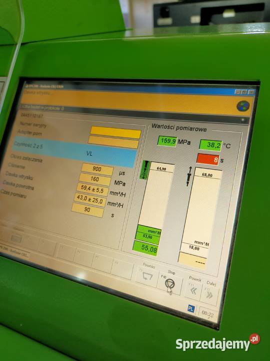 Eps 205 do badania wtryskiwaczy kodowanie 3 etap Pozostałe śląskie