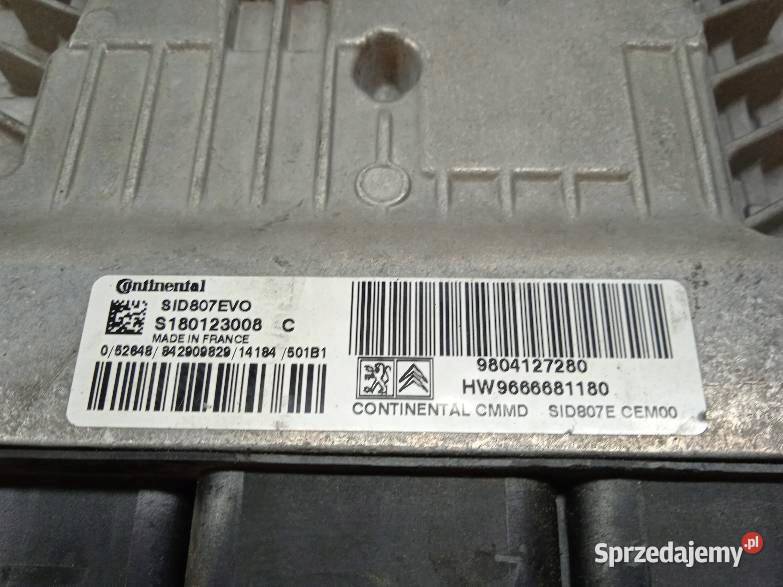 STEROWNIK SILNIKA 9804127280 Citroen DS4 I 2010