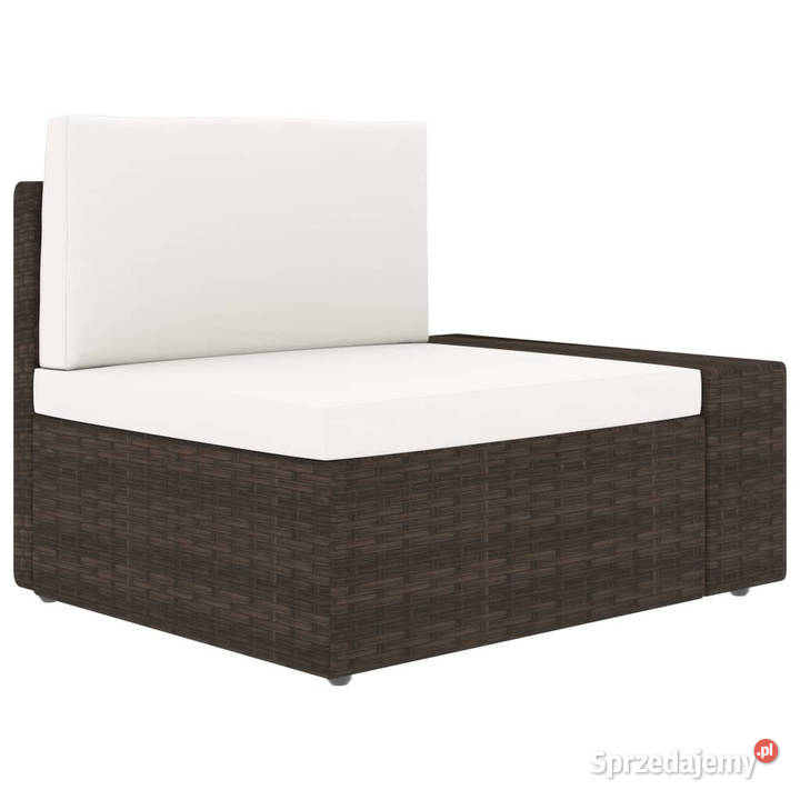 Sofa modułowa 3osobowa rattan PE brązowa WM49516 mazowieckie