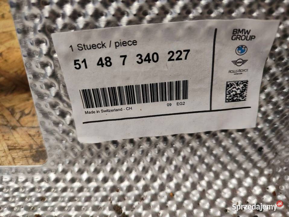 Osłona Termiczna NOWA BMW 5 G30 G31 7340227 Pleszew