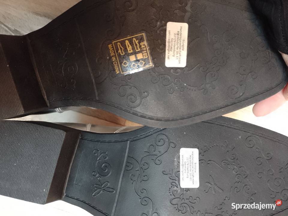 42 Bonprix bpc Srebrne Botki kowbojki wieczorowe Kraków sprzedam