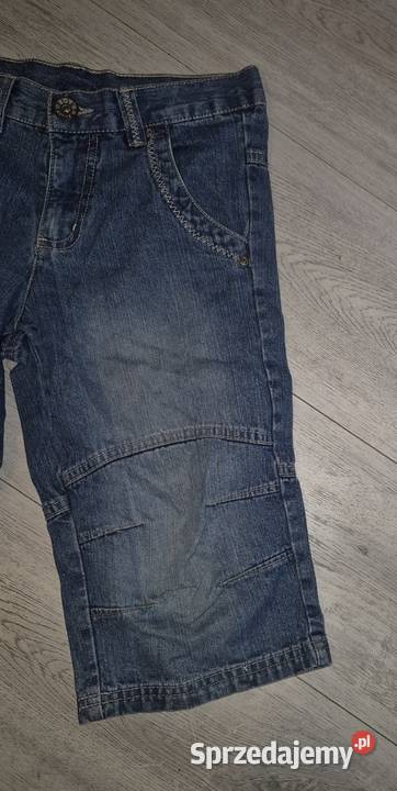 Spodenki szorty chłopiec jeans 140 niebieski
