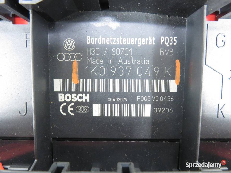 BORDNETZ VW GOLF V 1K1 1K0937049K małopolskie
