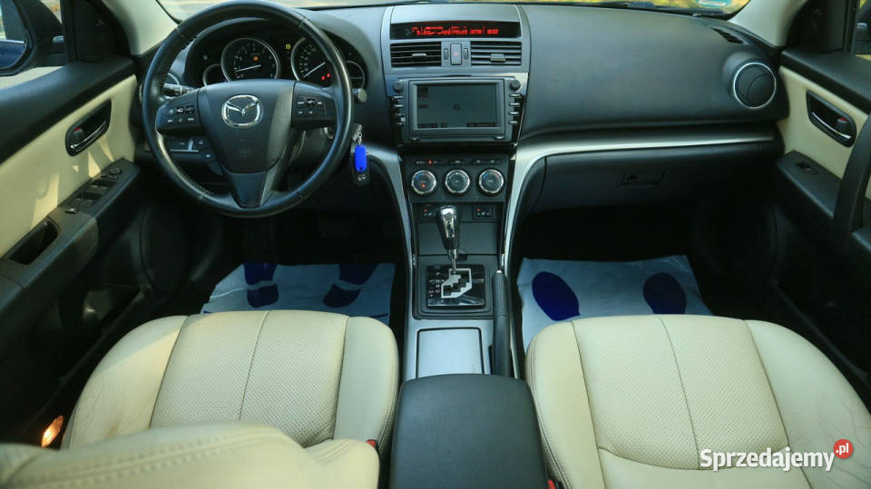 Mazda 6 AUTOMATSkóraNawigacjaGrzane czujnik zmierzchu Bytom
