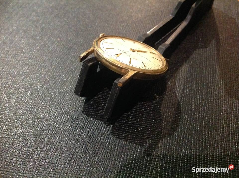Stary Zegarek Pozłacany Męski DUGENA FESTA Nowa Sól