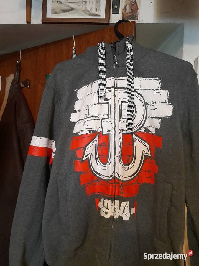 Bluza z kapturem Szara ładna marki Warszawa sprzedam