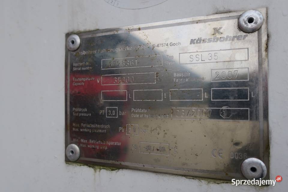 Naczepa silos KAESSBOHRER SSL 35 Opoczno
