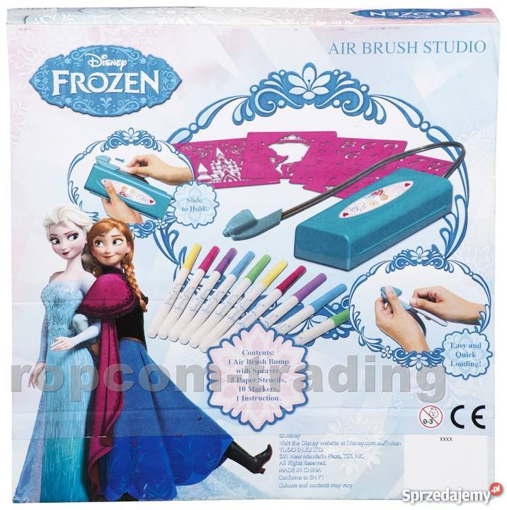 AIR BRUSH Spray do Malowania Frozen Kraina Lodu 6 lat+ Mogilany
