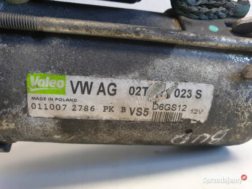 Skoda Octavia II 14 16V ROZRUSZNIK valeo D6GS12 Części samochodowe Janów