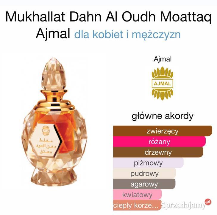 Ajmal Mukhallat Dahnal Oudh Moattaq odlewka