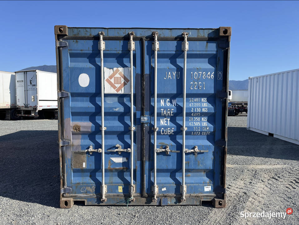 Kontener morski 20DV transport 6m Białystok