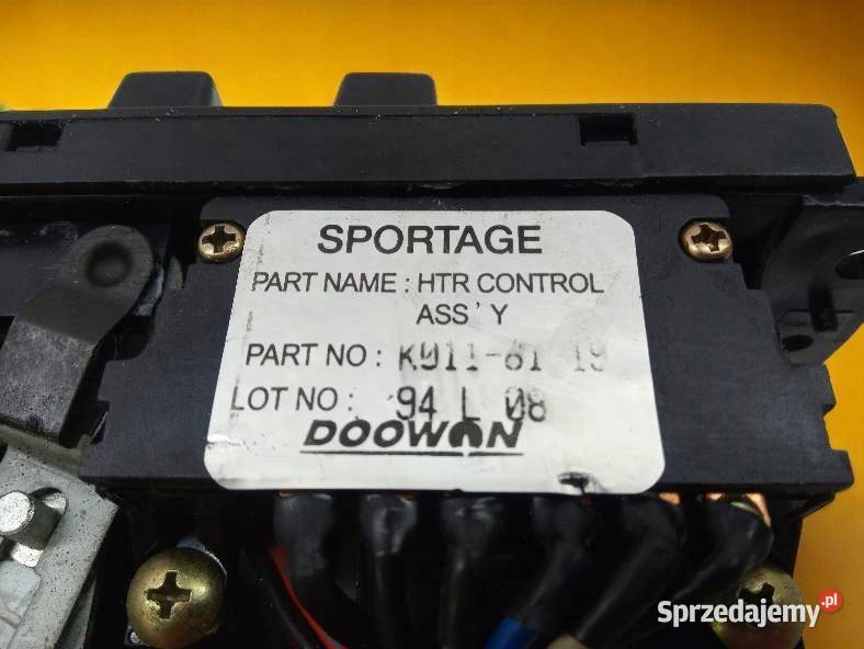 PANEL NAWIEWU K0116119 Kia Sportage I 19932004