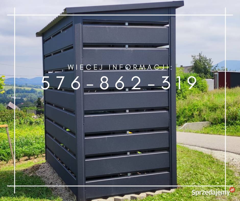 Domek narzędziowy wiata śmietnikowa Chrzanów