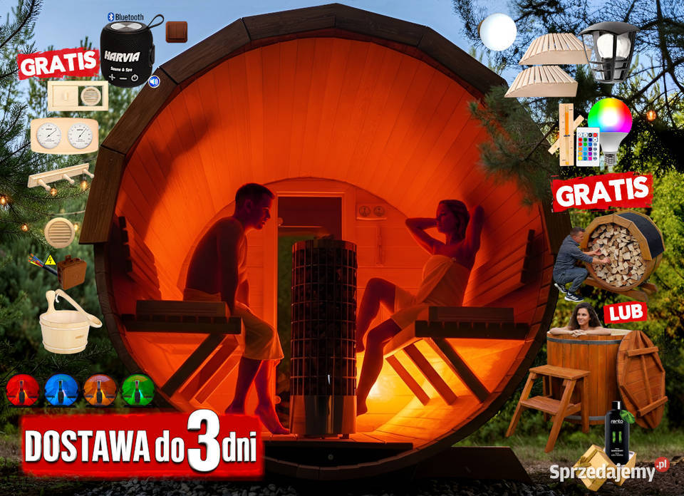 SAUNA Ogrodowa 400 Okno 100 PRZEBIERALNIA Nowy Targ