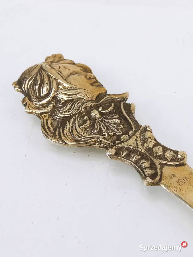 Nóż do papieru Secesja Wiedeń Srebro 800 lubuskie Nowa Sól