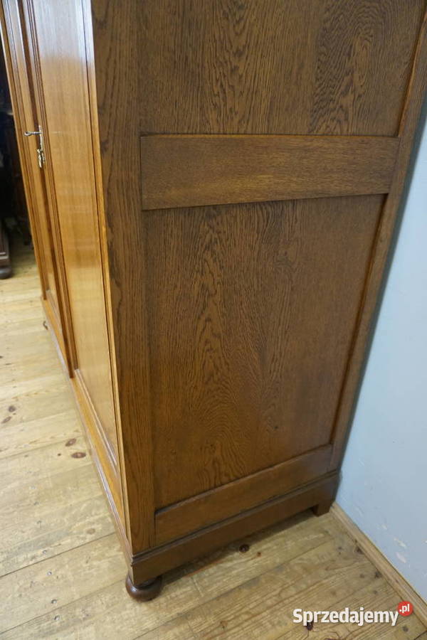DWUDRZWIOWA SZAFA SECESJA DĄB FRANCJA dolnośląskie Niemcza