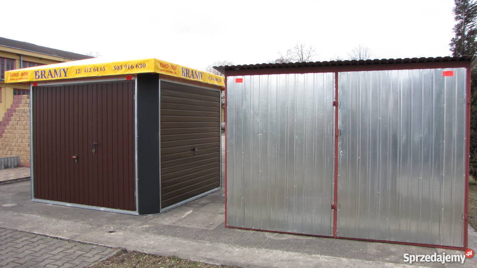 GARAŻ BLASZANY SCHOWEK GARAŻE BLASZANE NA WYMIAR małopolskie Kraków