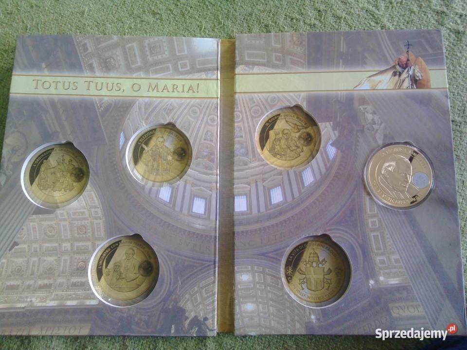 Album na Monety Medale Jan Paweł II 50 mm w śląskie Sosnowiec sprzedam