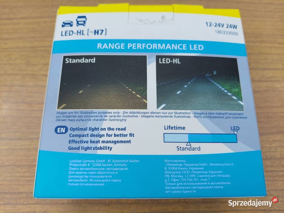 Żarówki H7 Led Narva 6500K