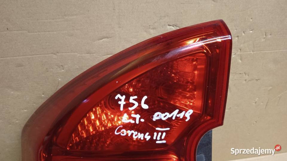 KIA CARENS III VAN LAMPA TYŁ LEWA osobowe wielkopolskie Zbierkowo