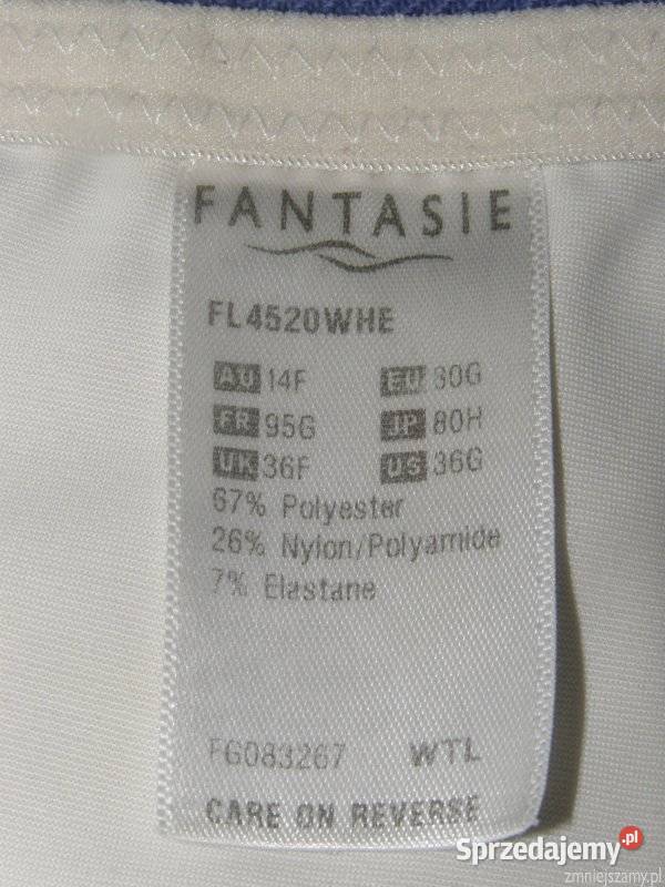 Biustonosz Stanik 36G 80G Fantasie SMOOTHING 80cm Biustonosze mazowieckie Siedlce