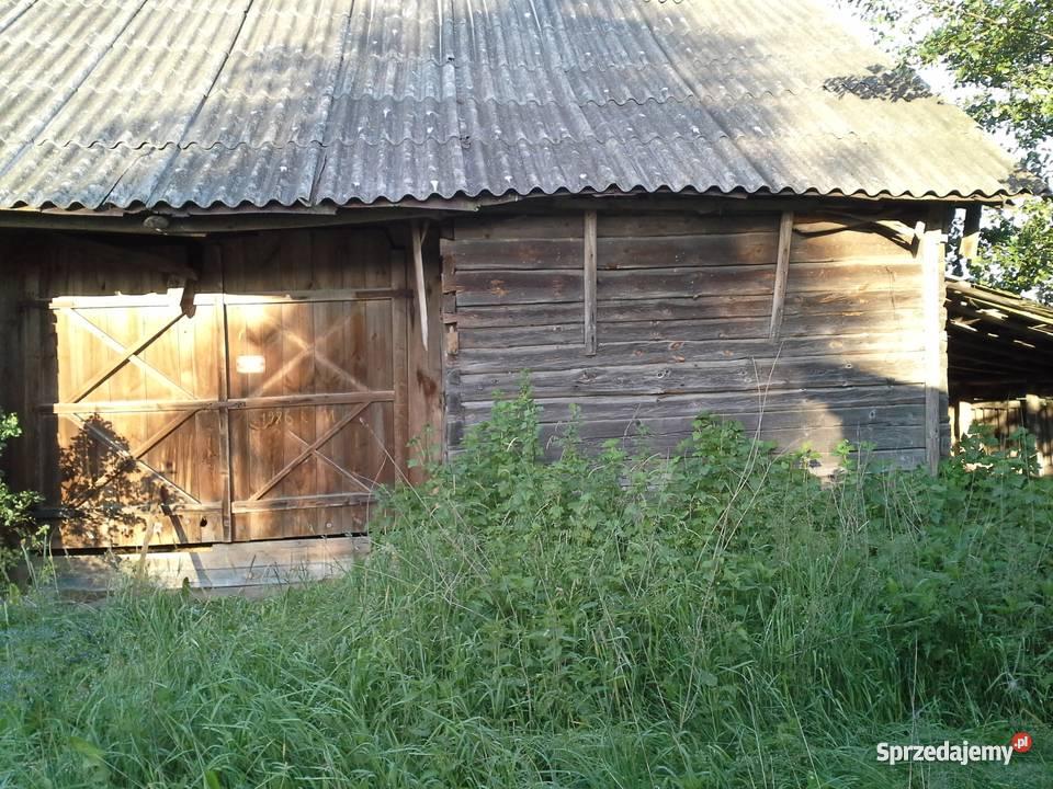 stodołę z bala sosnowego do rozbiórki Szernie