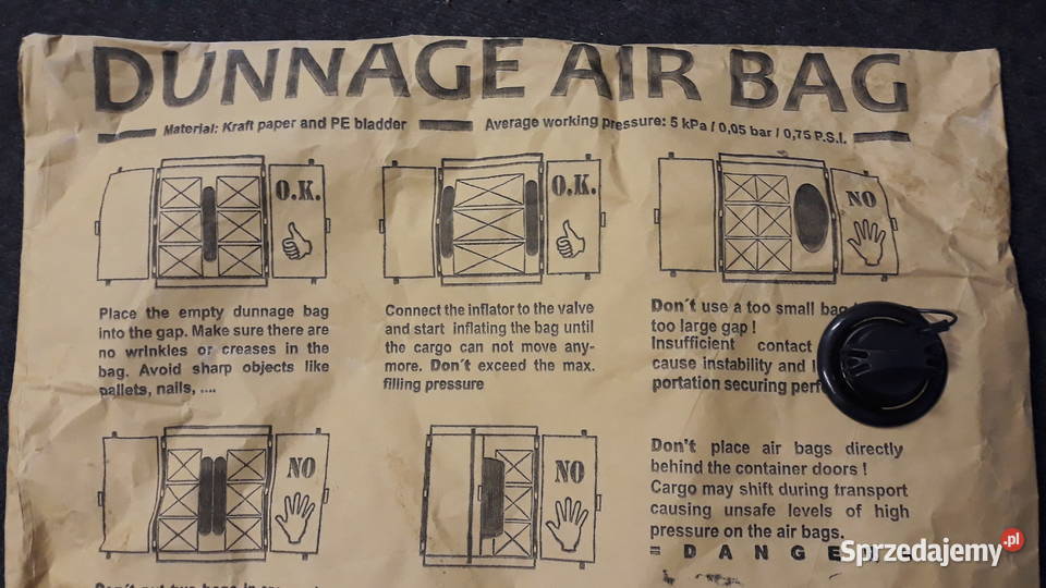 Worki sztauerskie izolacja do transportu 9060 mazowieckie