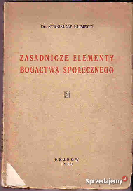 853 ZASADNICZE ELEMENTY BOGACTWA SPOŁECZNEGO DR