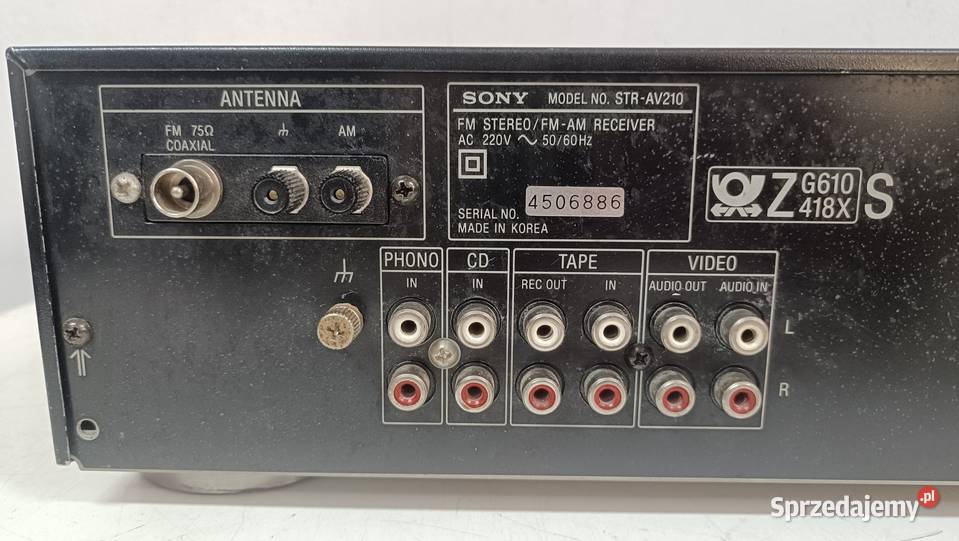 Amplituner SONY STRAV210 Poznań