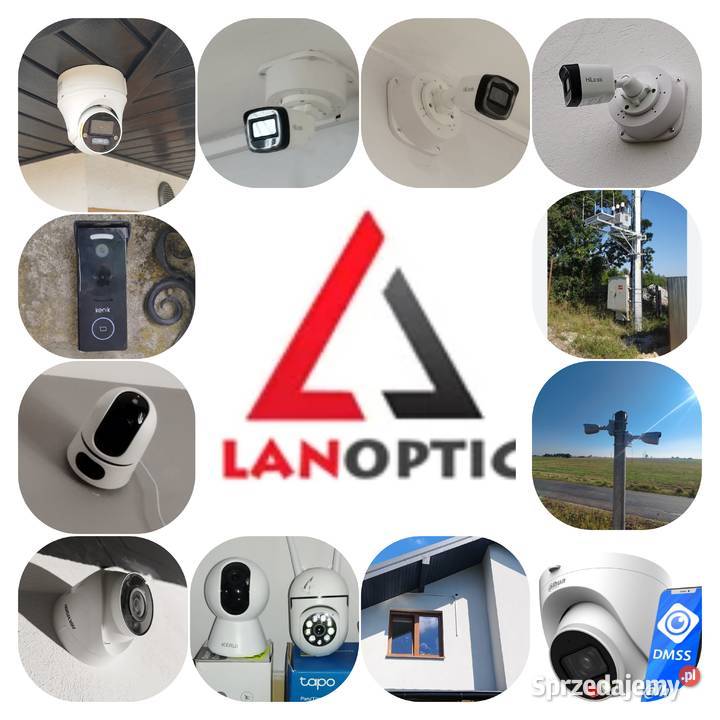 Kamery Monitoring Alarmy Wideodomofon Montaż Instalacje TV, alarmowe i sieciowe Łódź