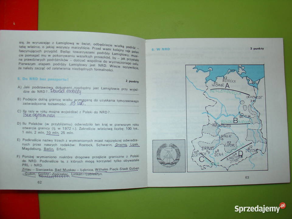 Wyprawa kapitana Łamigłowy w krainę geografii Rok wydania 1980 Książki i Podręczniki Łódź