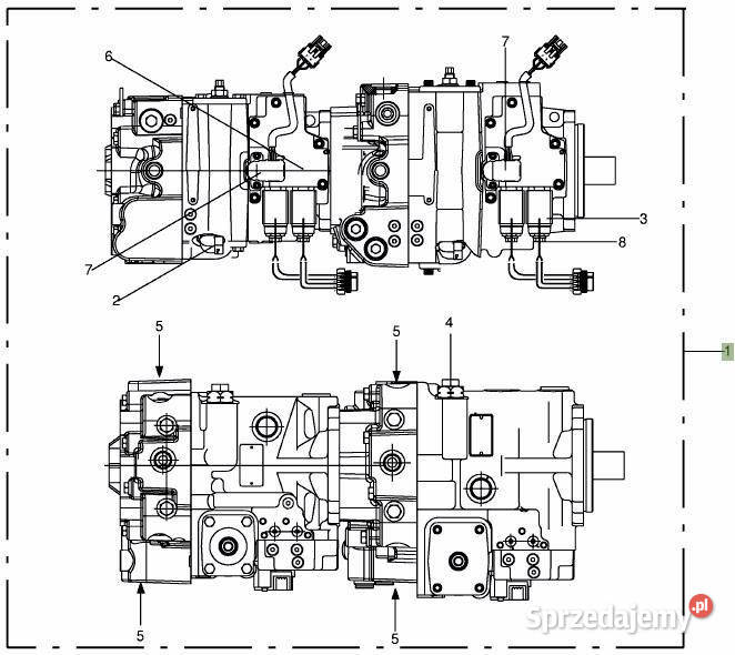 Krone Big M II pompa hydrauliczna 002315500 wielkopolskie Jastrzębniki