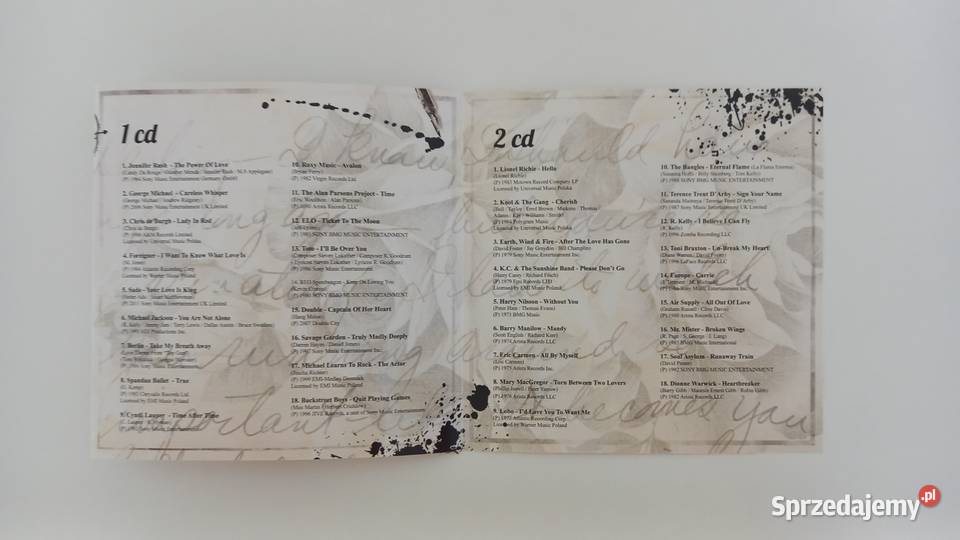Płyty CD I love ballads seria Marek Sierocki Kraków