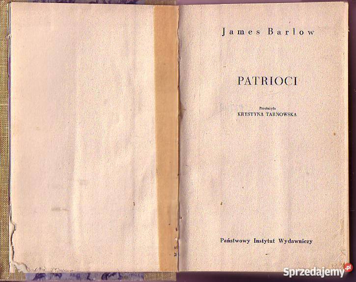 6999 PATRIOCI JAMES BARLOW Czyrna